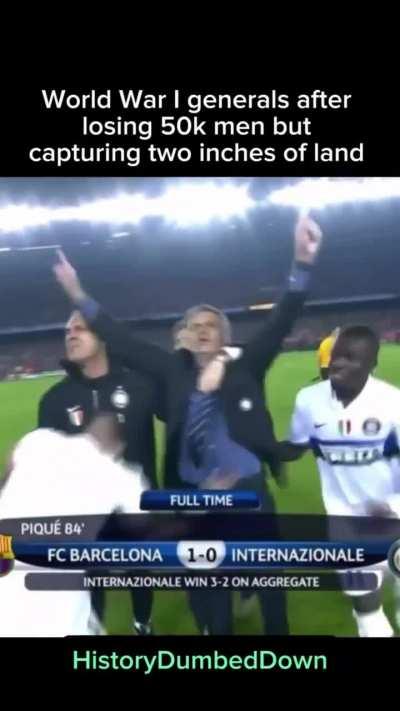 Battle of the Somme (WWI): Hundreds of thousands casualties for a mere few miles gained.