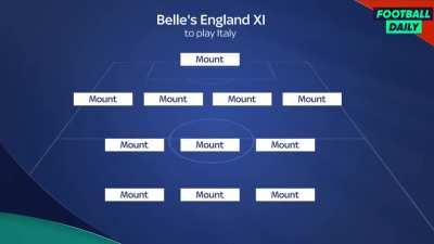 England fan who received Mason Mount’s shirt picks her Euro 2020 final XI for England.