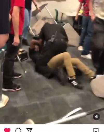 End of the year fight 🤷‍♀️🤷‍♀️ fucked the tables up