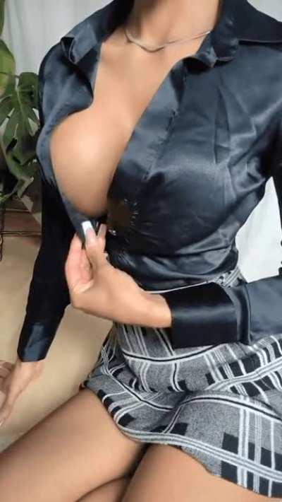 Tits so big I can't wear it closed