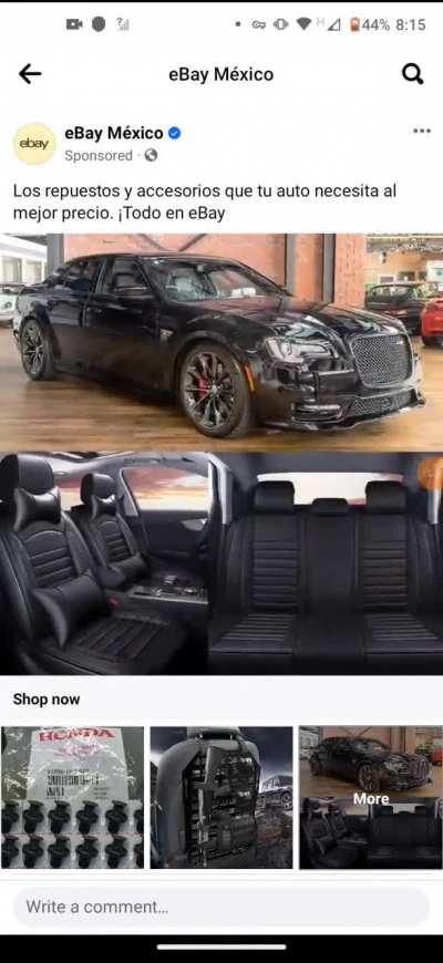 eBay Mexico has my car covered.