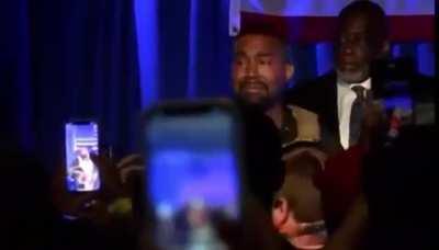 Video of Kanye crying