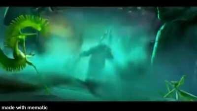 Animated thing flipping chains