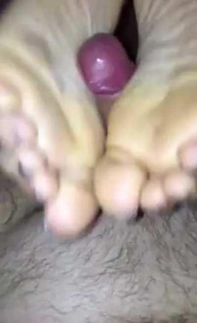 mom footjob video