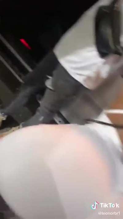 White Bodysuit Twerk