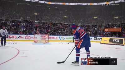 Draisaitl hits 4 targets in 46 seconds