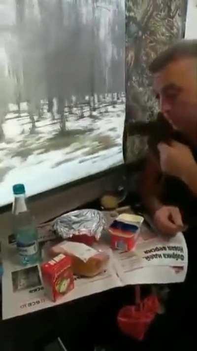 In Soviet Russia, trip comes to you.