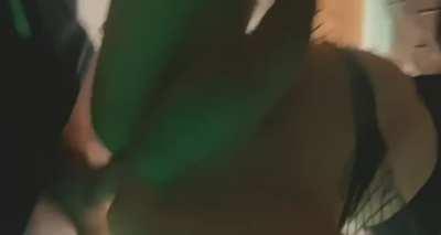 Would you stroke my big girl dick while you breed me?