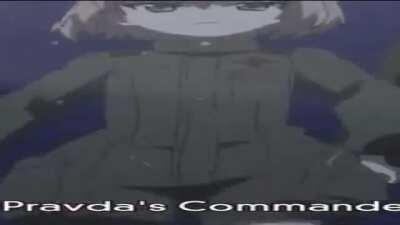 Katyusha walked like Putin