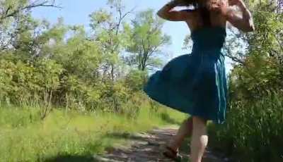 Clumsy Girl problems...tried to be cute but almost fell in a Bush 🤭