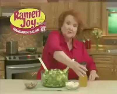 Ramen everything! ... why were the 80s so freaking weird?