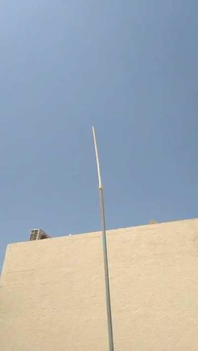 When you forget to cover Solar water heater in summer. (video from west india)