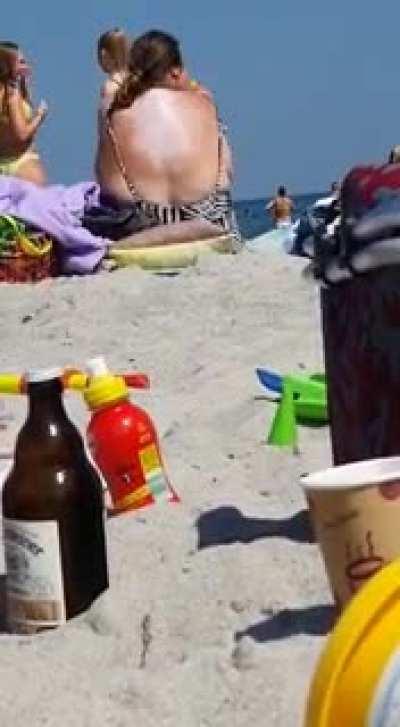 To put on sunblock