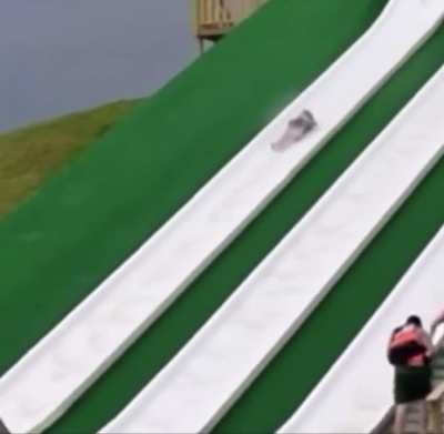 To land in a slightly better position.