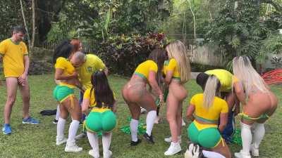 World cup orgy party