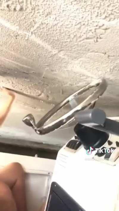 To go under a low bridge at high tide...