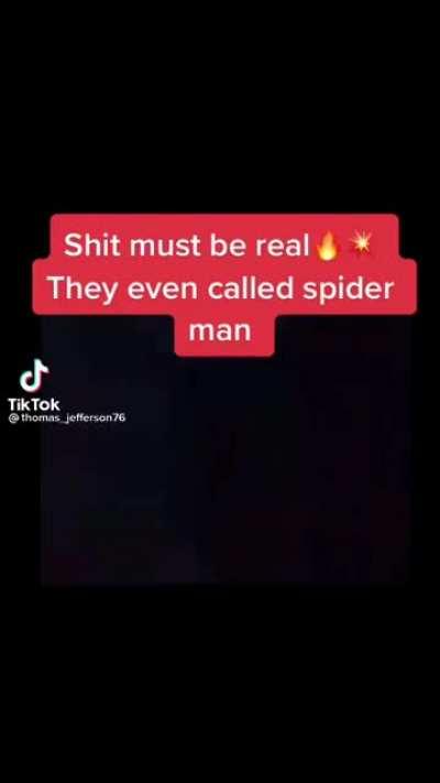 Spider man coming to help