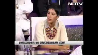 Mr Tarun Vijay gives a history lesson to sara jacobs of ndtv and tells her about Sushruta and Charaka.