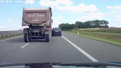 Idiot in truck