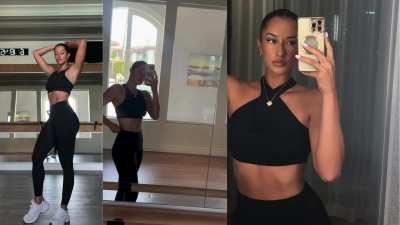 Love it when she sports an all black outfit 🔥🔥 [Nikki Blades]