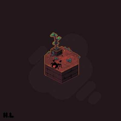 Pixel art Iso - Spider's going down...