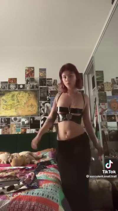 Dressed like a fucking whore