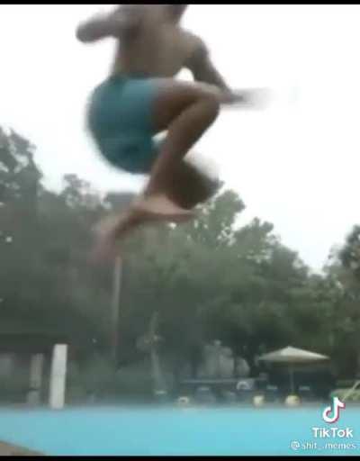 Swimming in the rain