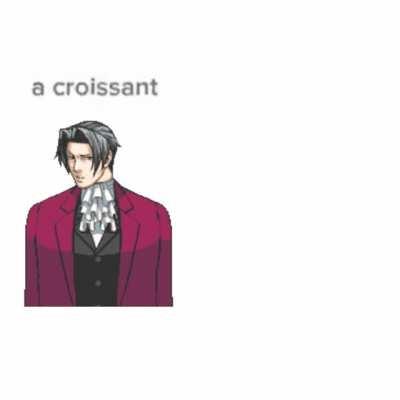 edgeworth celebrates the end of the christmas ban with some pastry