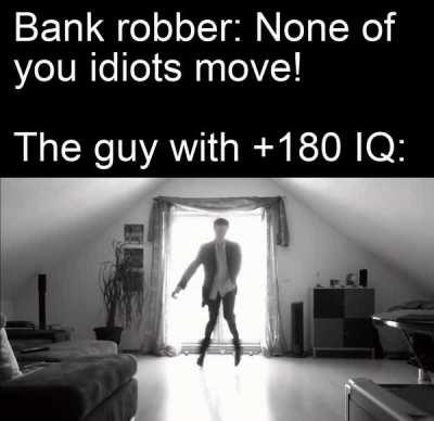 At least he is not an idiot, or is he