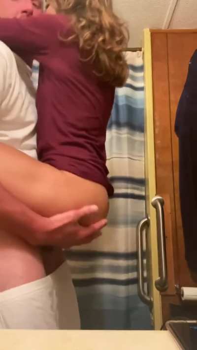 Hopping into his arms