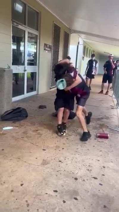 aussie high schoolers, broken nose