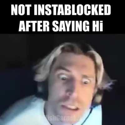 xQc in the Insta baddies dms