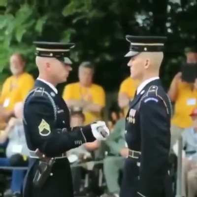 I love this goofy ass rifle inspection