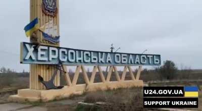 Khersonska oblast is under Ukraine's control