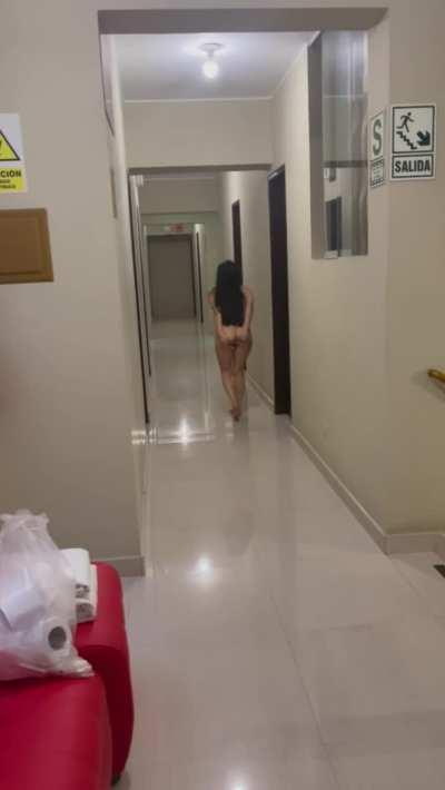 I wish someone had seen me and fucked me in the hall