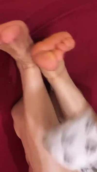 Dirty socks and feet but a lot of love