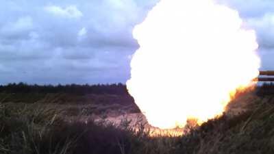 Royal Danish Army conducts Leopard 2A7 Main Battle Tank live fire test