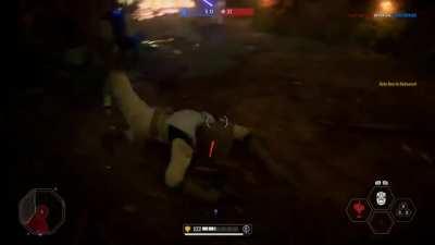 Joined a match in progress and my team was getting destroyed. I tried to make friends but Anakin and Obi-Wan really wanted the kill