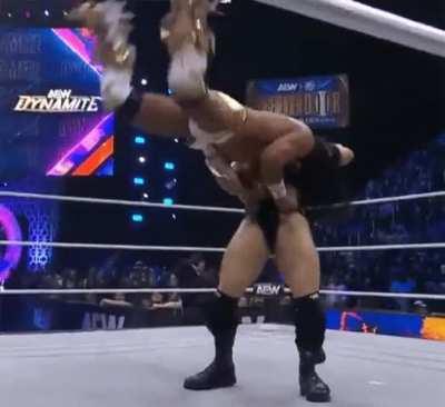 MJF had a little slip