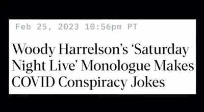 The Media Is Seething After Woody Harrelson Drops Truth Bomb About Big Pharma During SNL Monologue ...