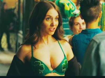 Happy St. Patrick's Day from Alison Brie (How To Be Single)