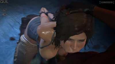 Lara's deepthroat skills (Lerico213) (Quilsfm ) [Tomb Raider]