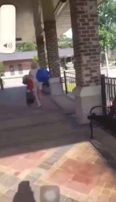 The walk into the sunset was a nice touch (karen)