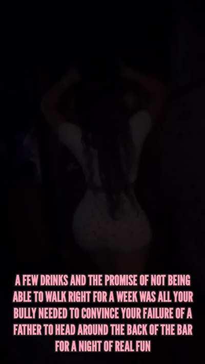 Maybe next time you'll take care of daddy's needs so things like this don't happen 