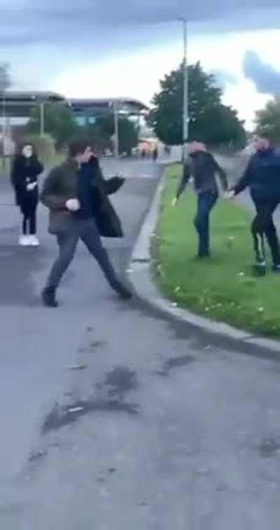 Any idea where this is? Dirtbirds doing that. what hope is there for those two young kids, already ruined.