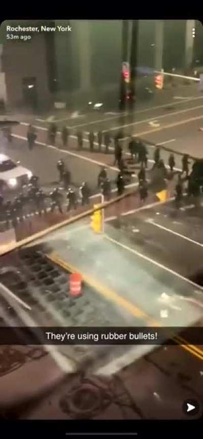 Riot Police Advance On Daniel Prude Protesters In New York