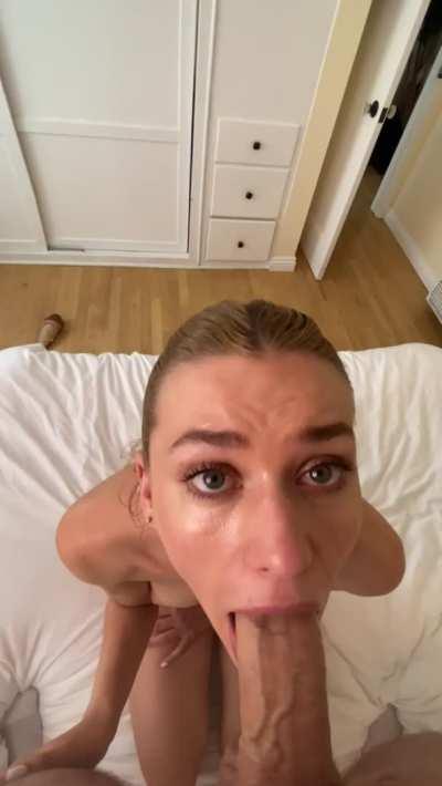 Sucking my step bros cock when the parents are not home