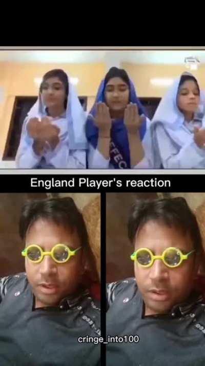 T:- pakistanis playing for pak win meanwhile england replying with okay