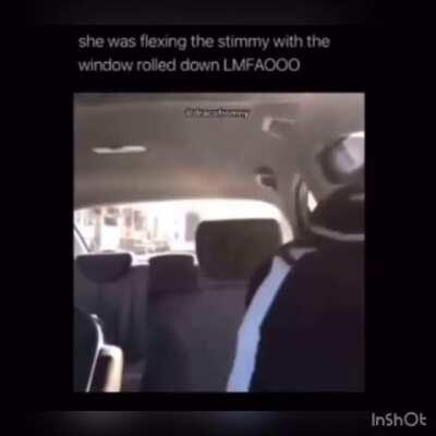 WCGW flexing with the window open?