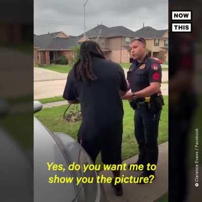 Cop tries to arrest a man based on racial profiling